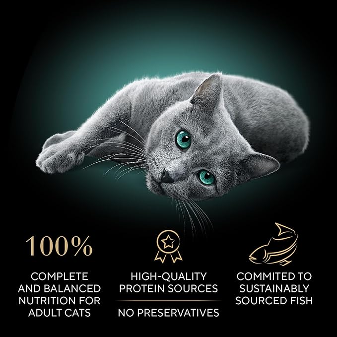Sheba Perfect Portions Wet Cat Food Cuts in Gravy Variety Pack, Roasted Chicken Entree, with Sustainable Salmon, 2.6 oz. Twin-Pack Trays (18 Count, 36 Servings) (Pack of 2)