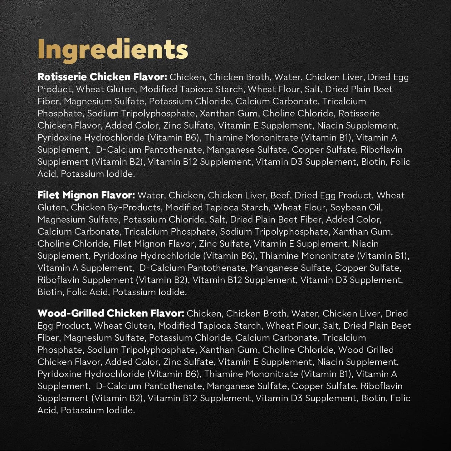 Cesar Filets in Gravy Wet Dog Food Filet Mignon Flavor, Rotisserie Chicken Flavor, and Wood-Grilled Chicken Flavor Variety Pack, 1.76 oz. Mini-Pouches (40 Count, Pack of 1)