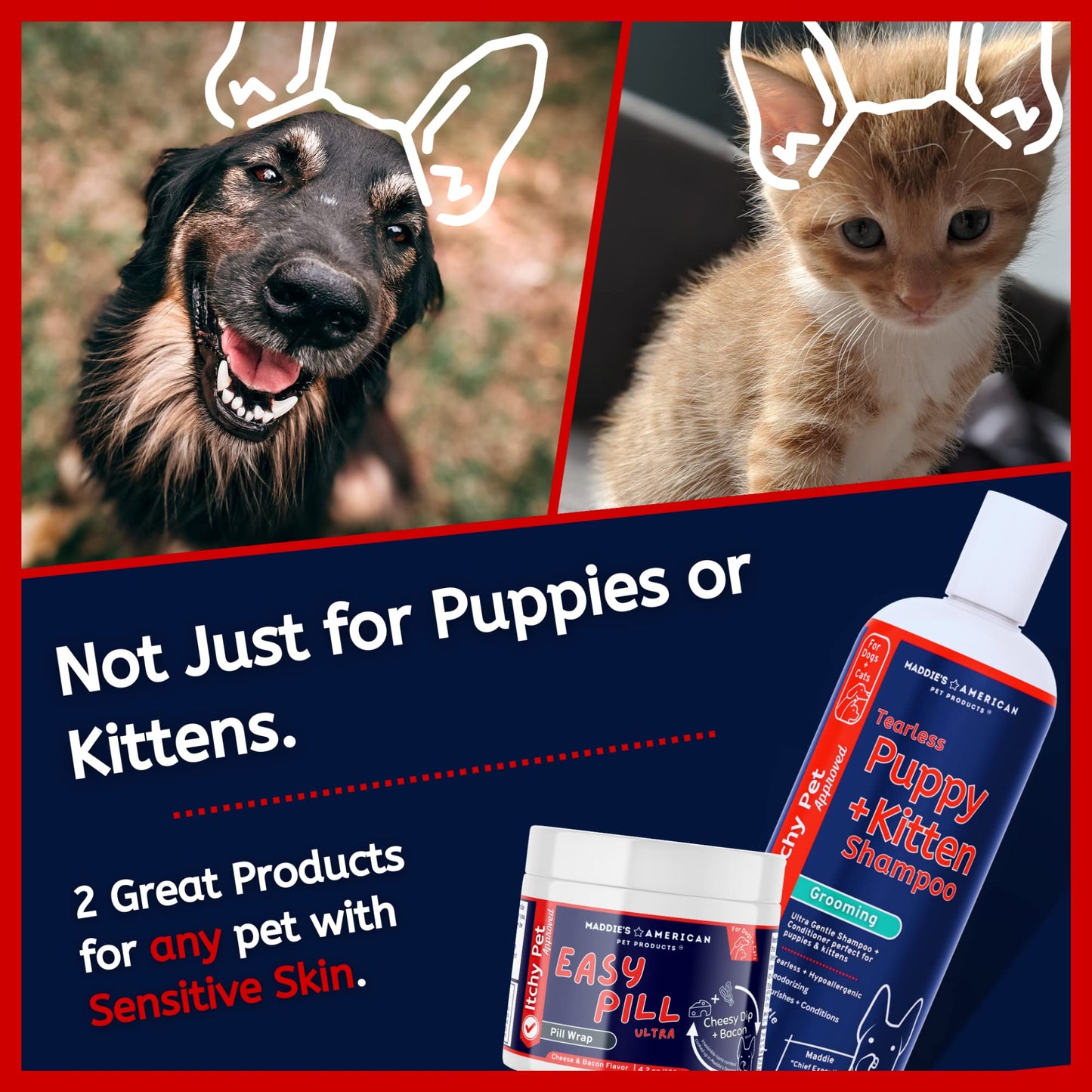 Easy Pill Ultra Pill Wrap Treat and Hypoallergenic Shampoo Itchy Pet Approved Bundle