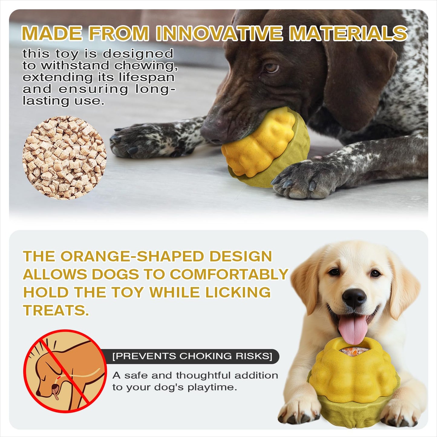 Frozen Treat Dispensing Dog Toy - Interactive Large Chew Toy for Aggressive Chewers, Freezable Fillable Rubber, Reduces Anxiety, Easy to Clean,for Small Medium Large Breeds