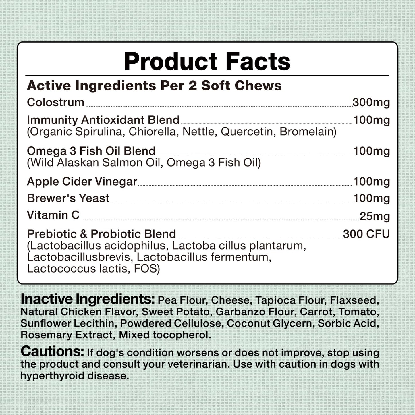 Dog Allergy Relief Chews - 180 Dog Allergy Chews - Itch Relief for Dogs, Dry Skin & Coat Supplement - Immune Health