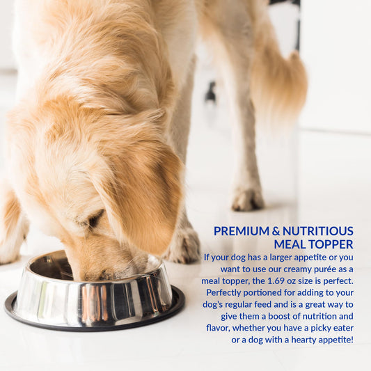 INABA Churu Meal Topper for Dogs, Complete & Balanced, Creamy, Lickable Purée Dog Food Toppers, 1.69 Ounce Tube, 15 Tubes (3 per Pack), 5 Flavor Variety Pack
