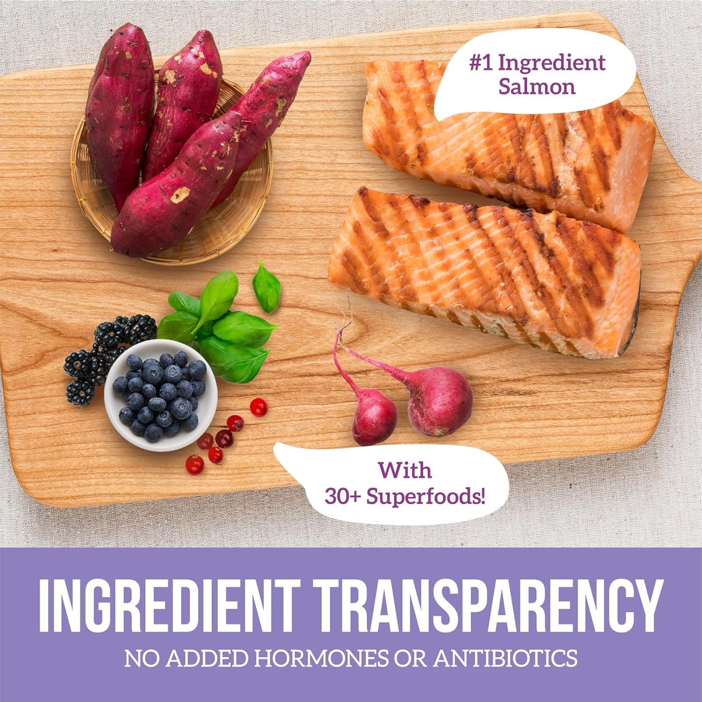 Health Extension Grain Free Salmon & Sweet Potato Dry Dog Food (4 lb / 1.81 kg) - Whole Foods Ingredients Formula with Omega 3 & Antioxidants for All Life Stages Dogs