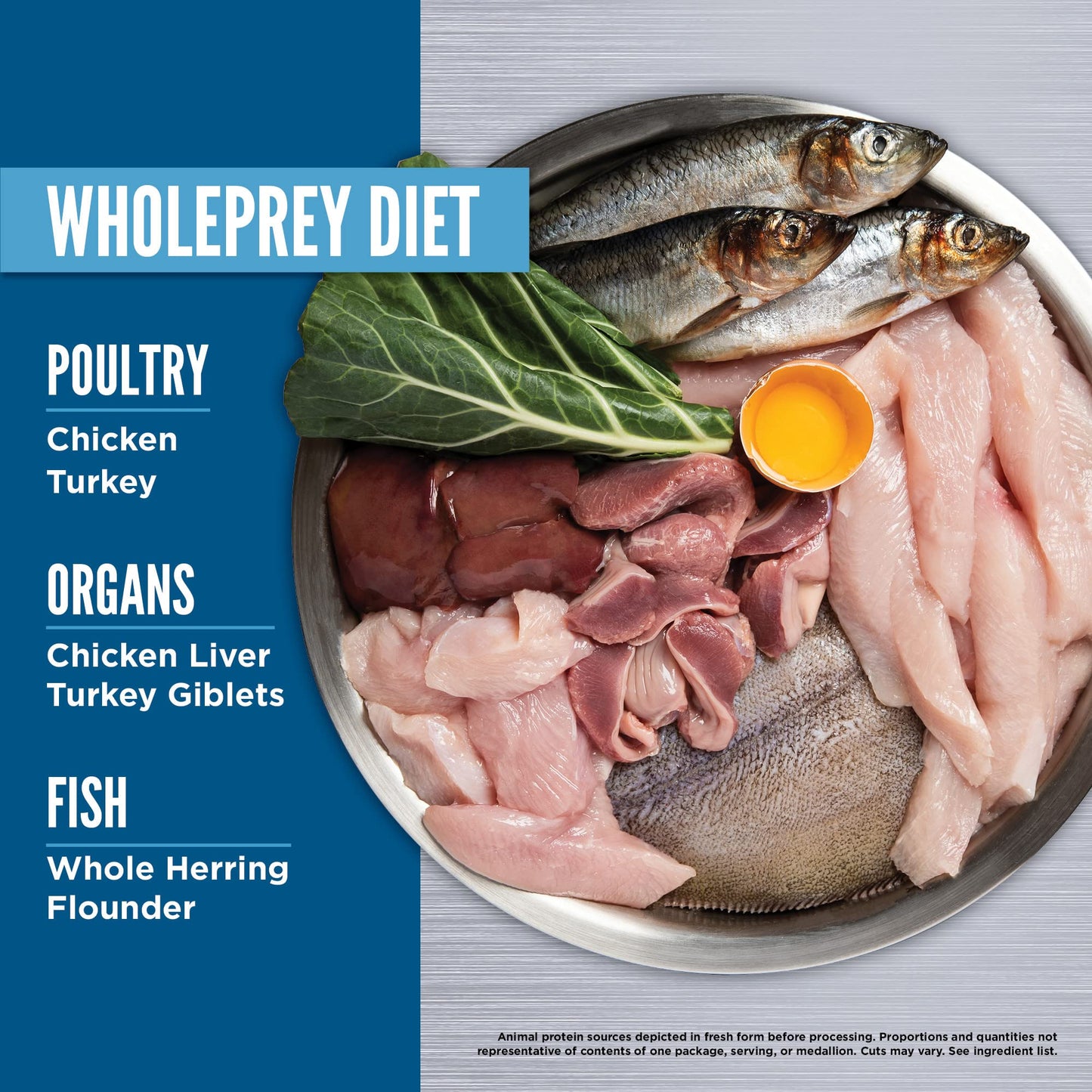 ORIJEN Grain Free High Protein Freeze Dried Dog Food & Topper Original Recipe 16oz Bag