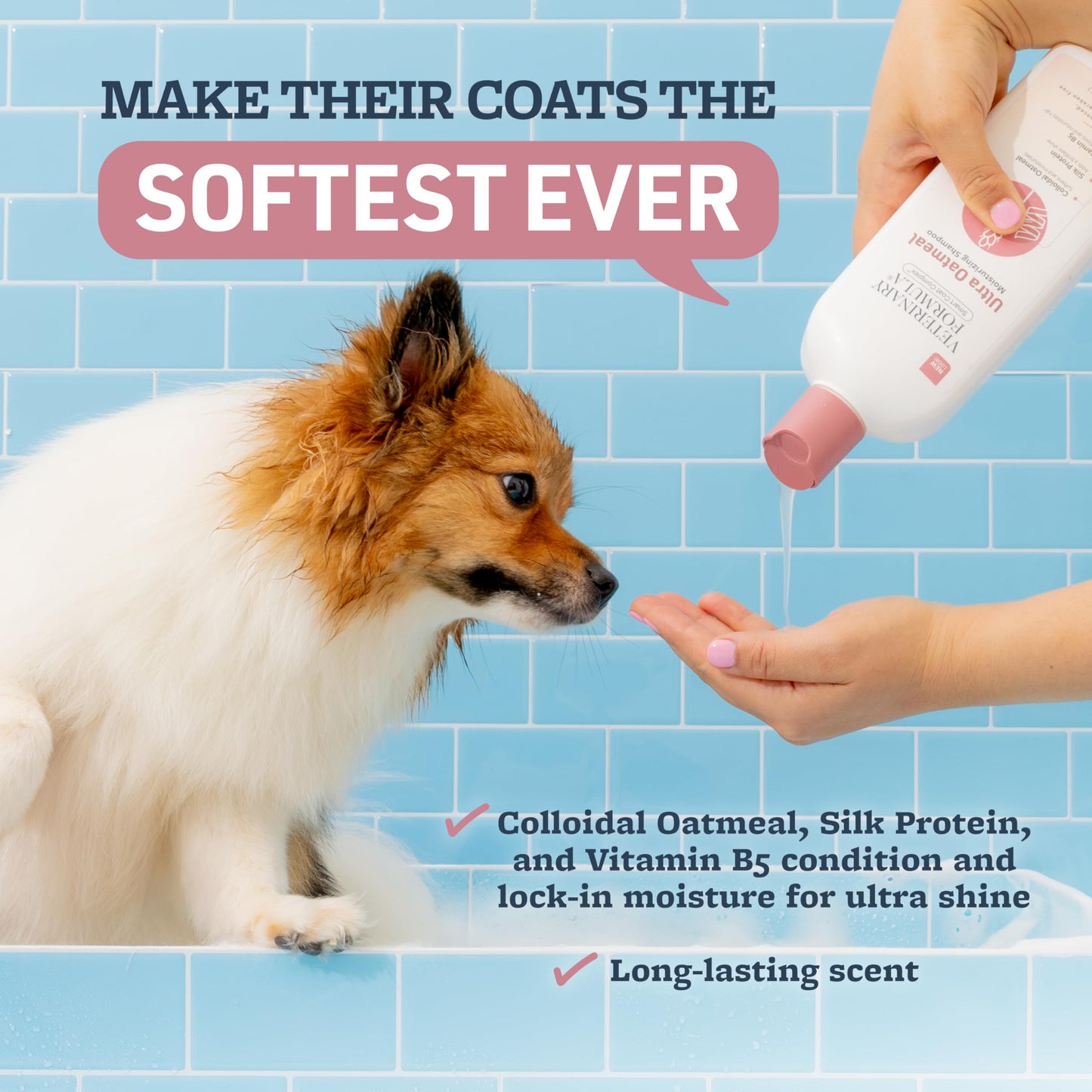 Doodle Shampoo and Conditioner - Best Dog Shampoo for Goldendoodle, Poodles, Doodle Breeds - for Curly & Wavy Coats - Natural Ingredients - Made in USA 16 Fl Oz