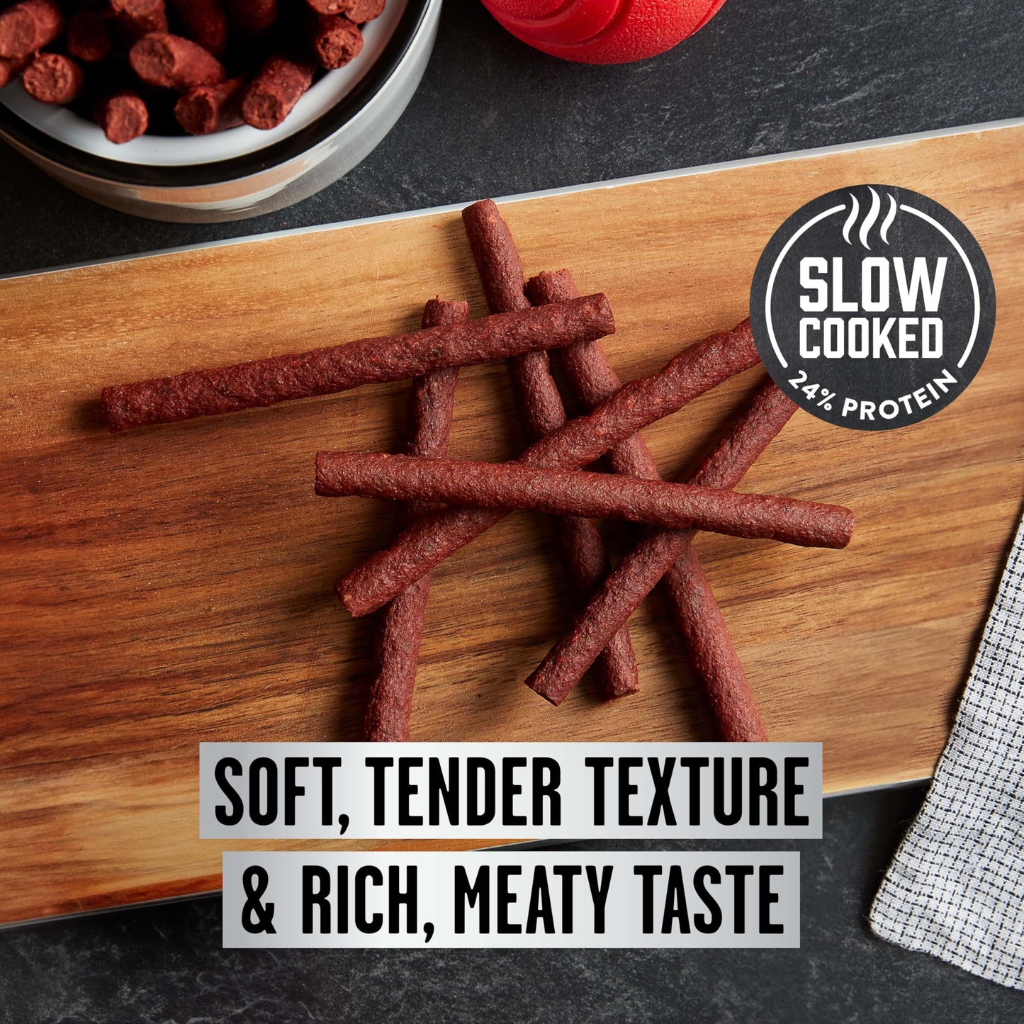 Lil' Bitz Flame Roasted Chicken Training Treats for All Dog Breeds - Low Calories, Grain Free, Natural Ingredients, NASC Compliance - Perfect Reward for Dogs of Every Size (3 Pack)