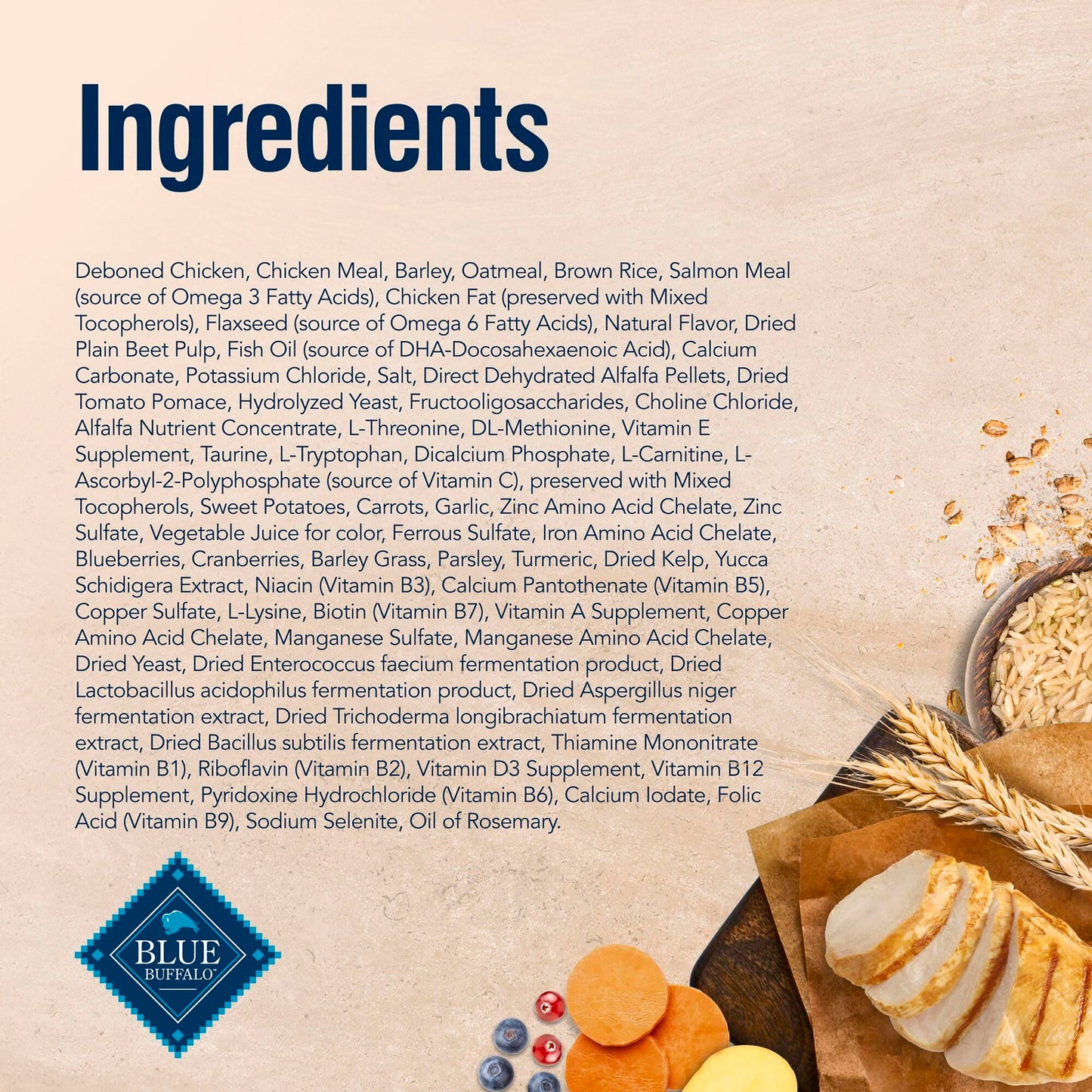 Blue Buffalo True Solutions Small Breed Care Natural Dry Dog Food for Adult Small Breed Dogs, Chicken, 4-lb. Bag