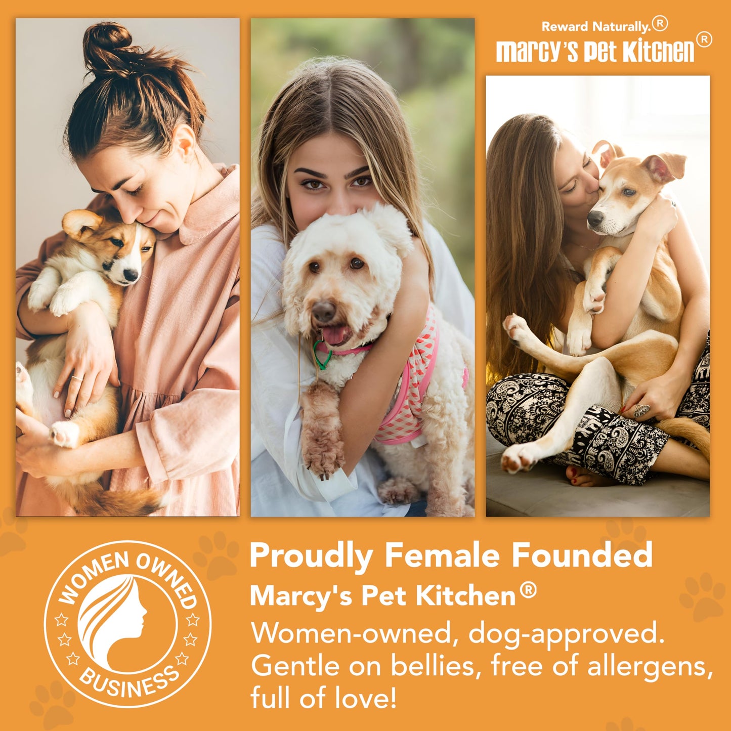 Marcy's Pet Kitchen- Diabetic All Natural, Crunchy, Pumpkin Biscuit Dog Treats - No Preservatives-Crunchy Approved- Vegan, Gluten Free, Human Grade, Made in The USA, Healthy Pumpkin Dog Treats