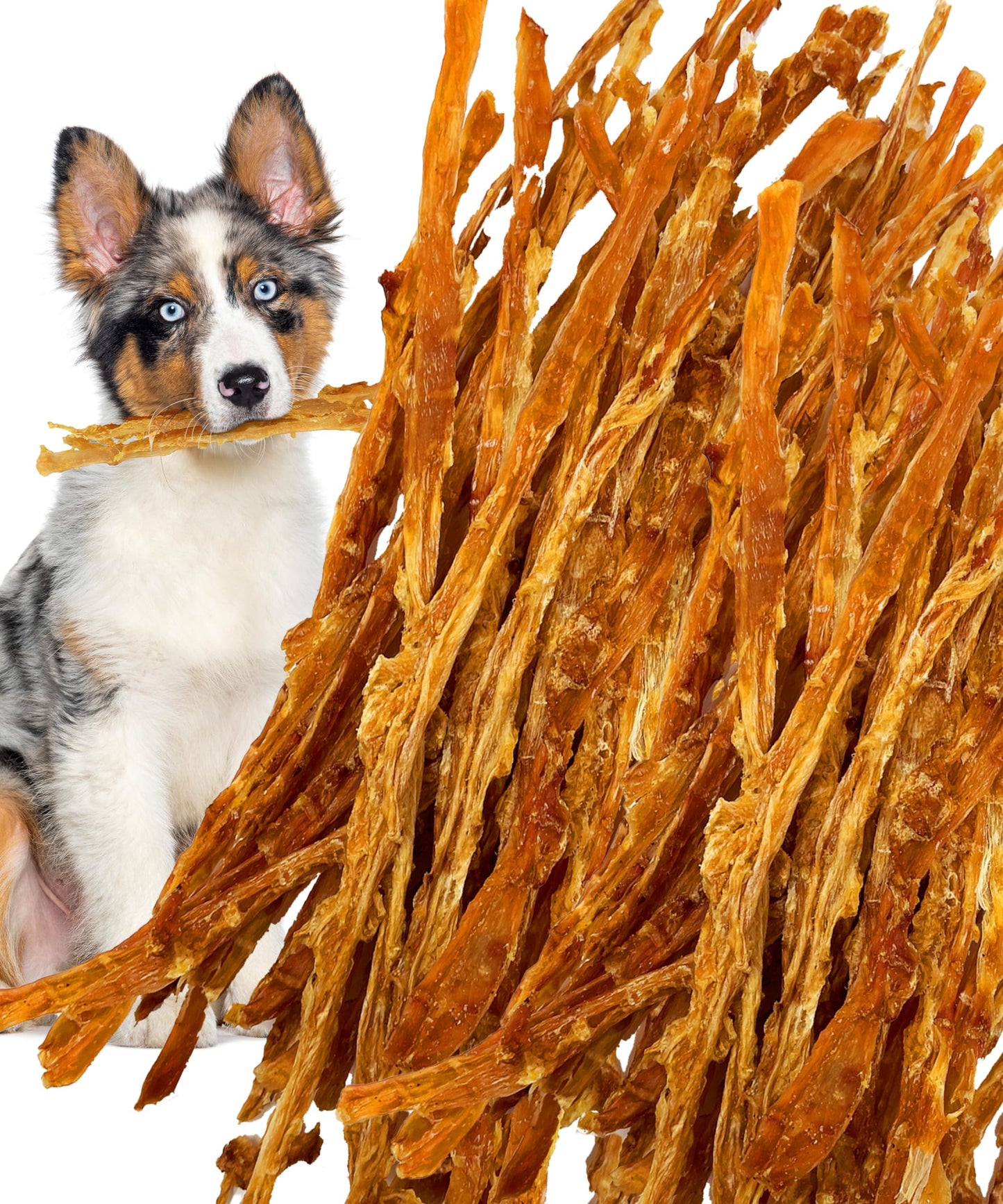 Lively Tails Turkey Tendon Strips Made in USA with 100% Turkey and No Glycerin, Healthy Jerky Dog Treats for Medium and Small Dogs, Human Grade Tendons for Dogs, 12 oz Bag