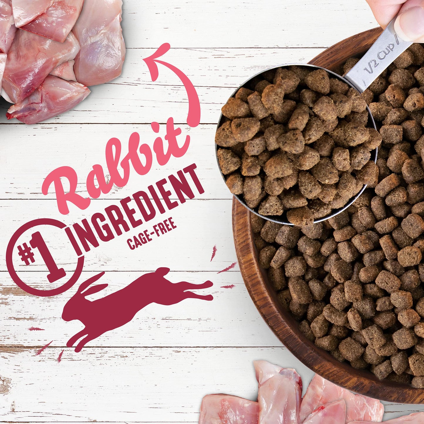 Earthborn Holistic Venture Unrefined Roasted Rabbit with Ancient Grains & Superfoods Dry Dog & Puppy Food, 4 lb.