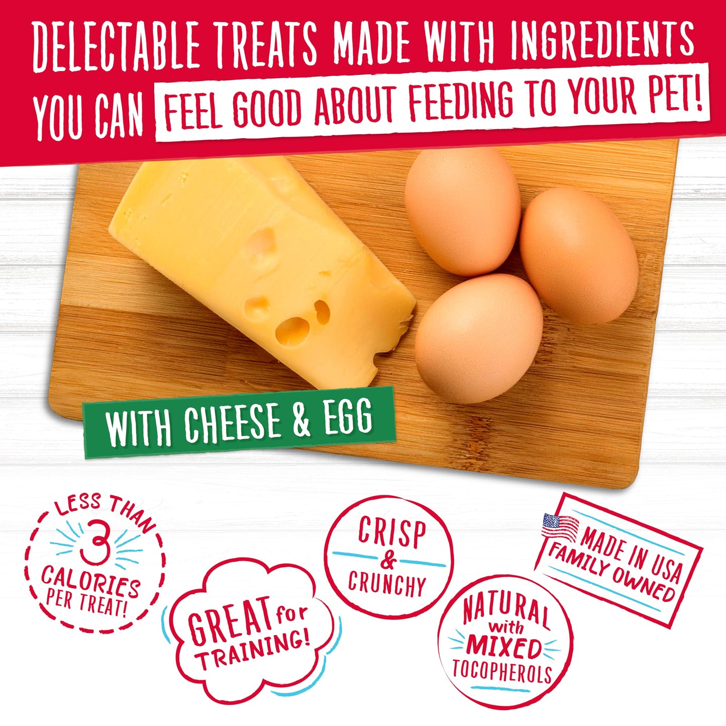 Charlee Bear Original Crunch Dog Treats-Variety Pack, 16oz Bags (5 Different Flavors), Natural Training Treats for Puppies to Adults, Healthy Snacks for Your Small, Medium, or Large Pooch, Made in USA