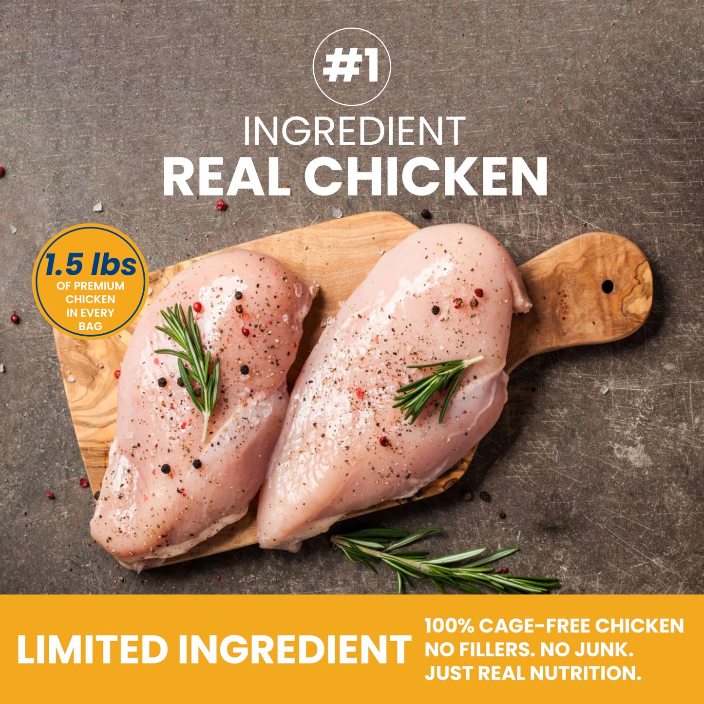 Brightway Pets Primal Protein Bites – Freeze Dried Raw Chicken Dog Treats | High Protein, Cage-Free Chicken & Liver | Made in USA, Grain-Free, All-Natural | Training Treats Meal Topper