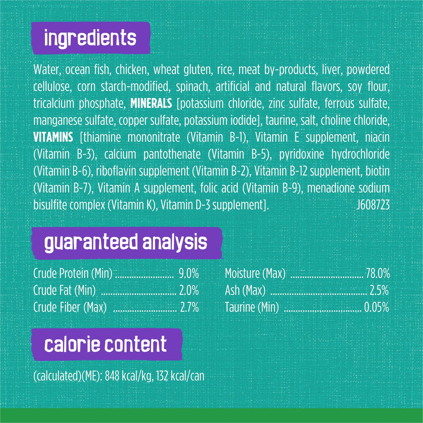 Purina Friskies Indoor Cat Food Meaty Bits Saucy Seafood Bake With Garden Greens in Sauce - (Pack of 24) 5.5 oz. Cans