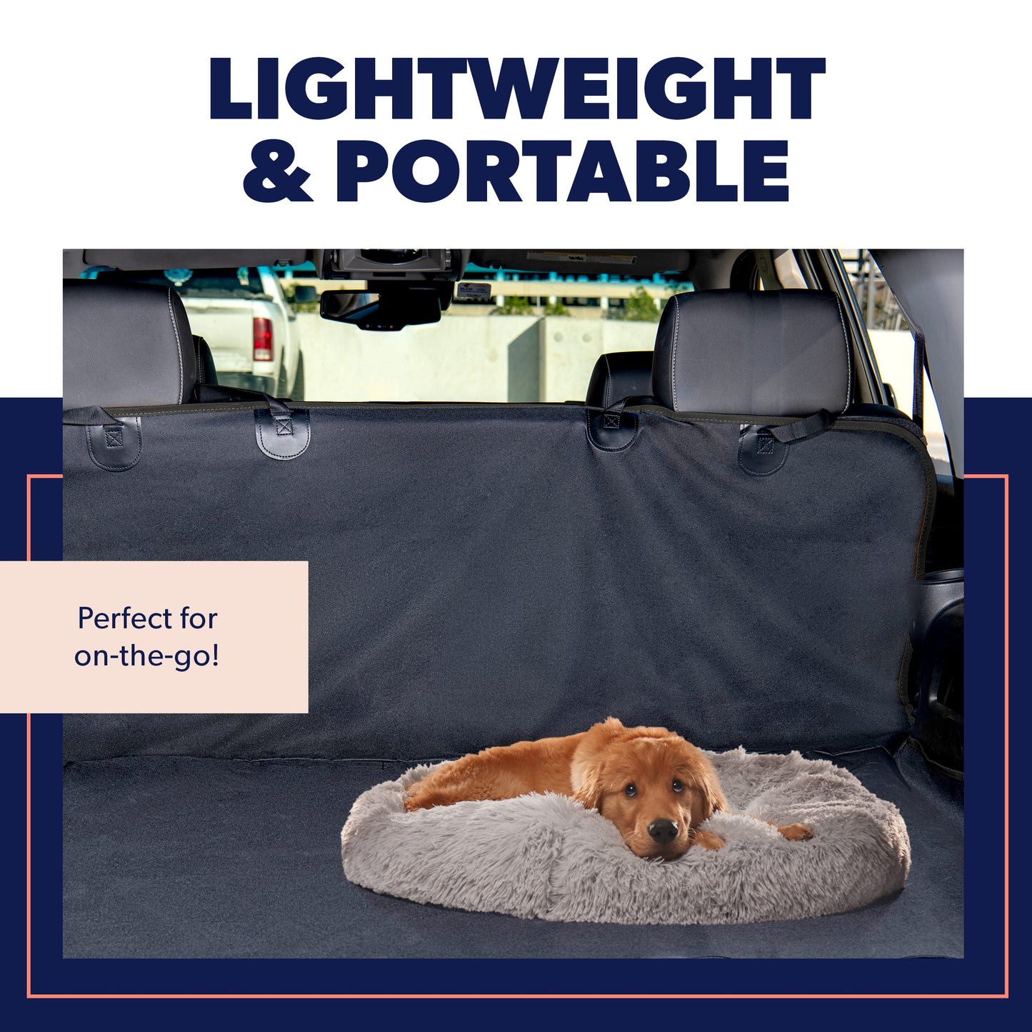 Active Pets Calming Plush Dog Bed Donut Joint Support Anxiety Relief Washable Pet Bed with Removable Cover for Dogs Cats, Large 36", Beige