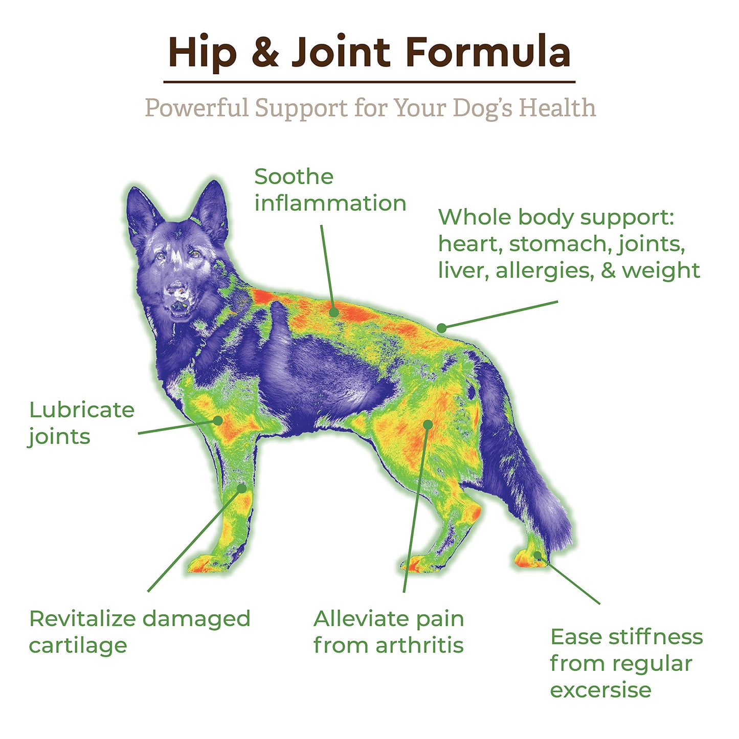 Infinite Pet Life Ultimate Hip & Joint Chews for Dogs – Peanut Butter Flavor – Glucosamine, Chondroitin, MSM & Turmeric – Advanced Joint Support for Dogs 90 Soft Chews