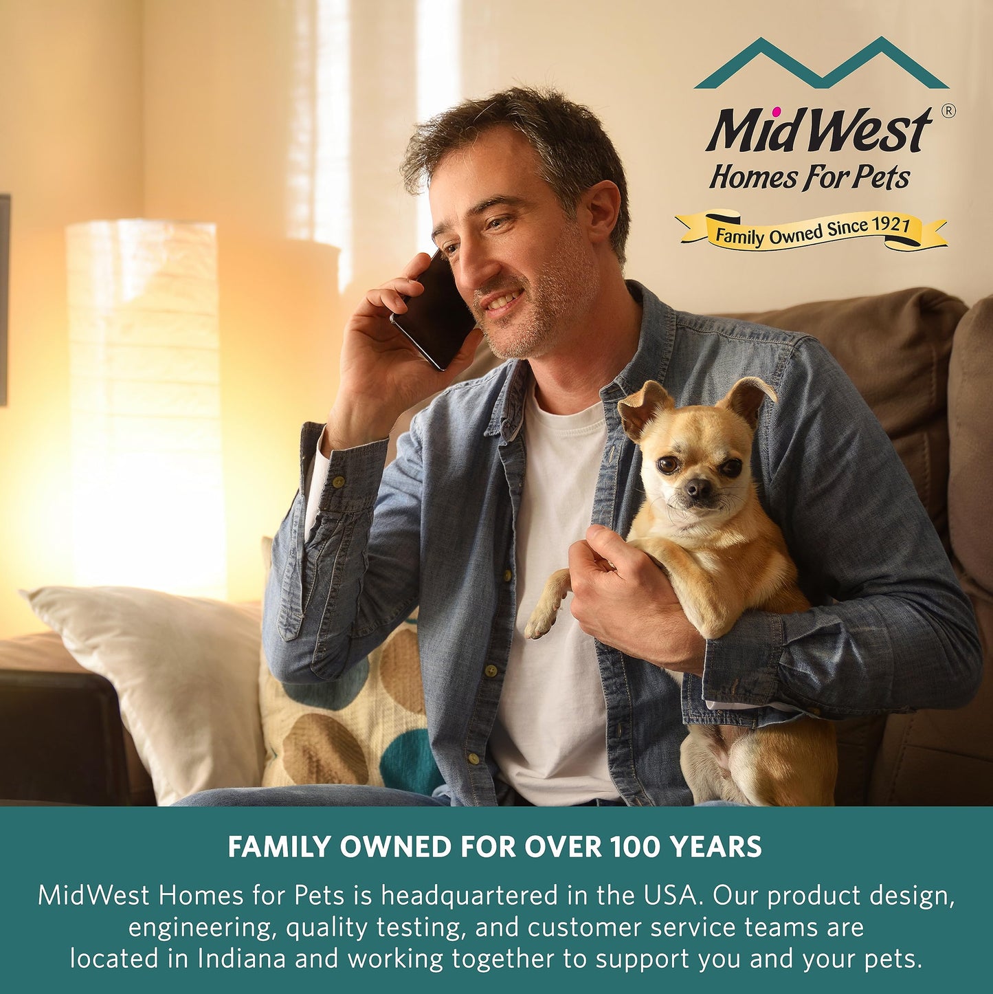 MidWest Homes for Pets QuietTime Dog Bed – Gray Faux Fur Bolster, Ultra-Soft and Machine Washable, Fits 42-Inch Crates and Carriers, for Large Breed Dogs
