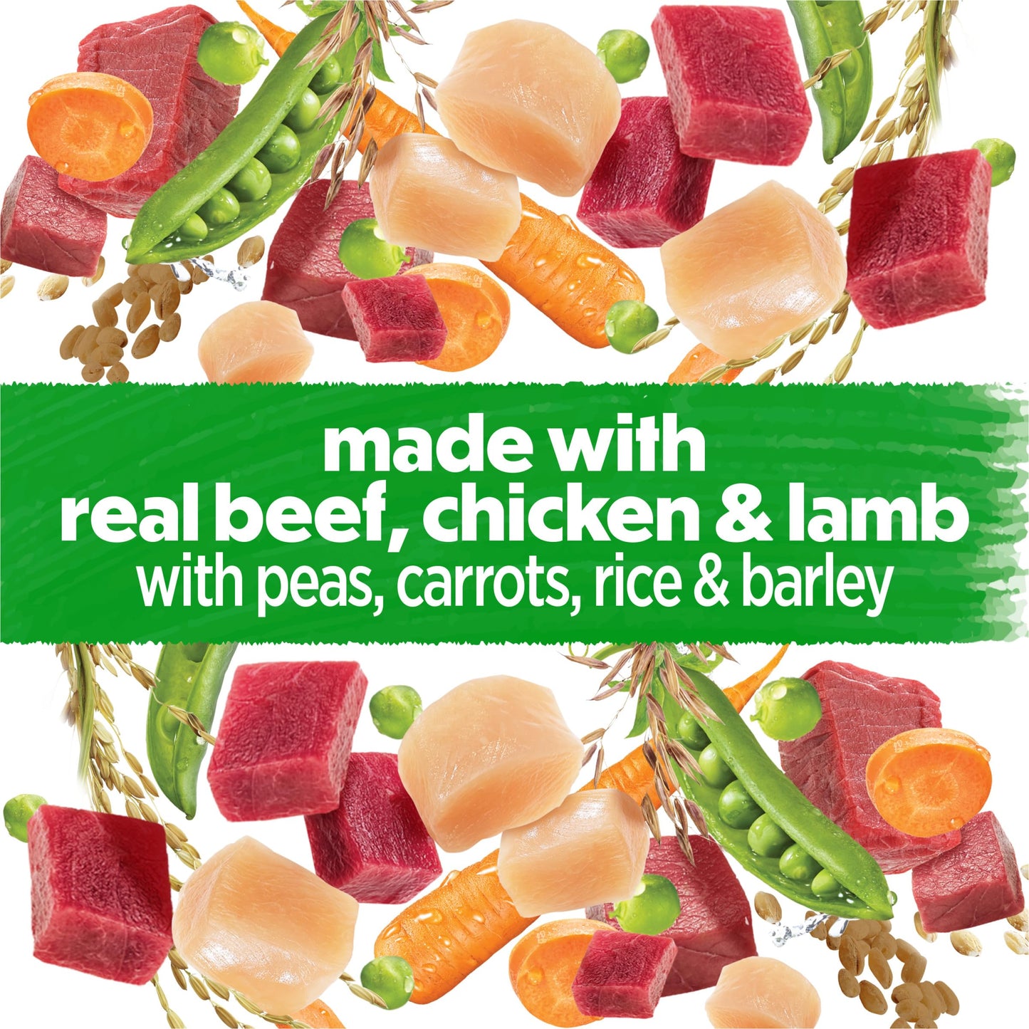 Purina Beneful protein Gravy Wet Dog Food Variety Pack Freshly Prepared Meals Stew - (Pack of 6) 10 oz. Tubs