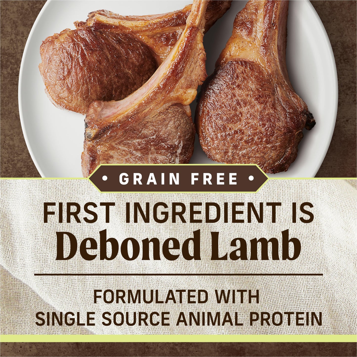 Merrick Limited Ingredient Diet Grain Free Dry Dog Food, Premium and Healthy Kibble with Lamb and Sweet Potato - 4.0 lb. Bag