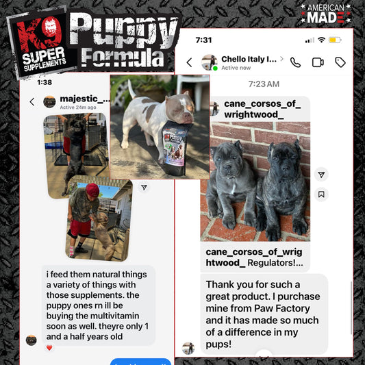K9 Puppy Formula - Growth & Development: Essential nutrients to Support Your Puppy’s Overall & Growth! (45 Servings)