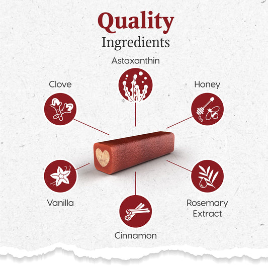 ARK NATURALS Protection Plus Brushless Toothpaste for Medium Breeds, 18 oz Bag, Dog Dental Chew with Toothpaste Center, Prevent Plaque & Tartar, Freshen Breath