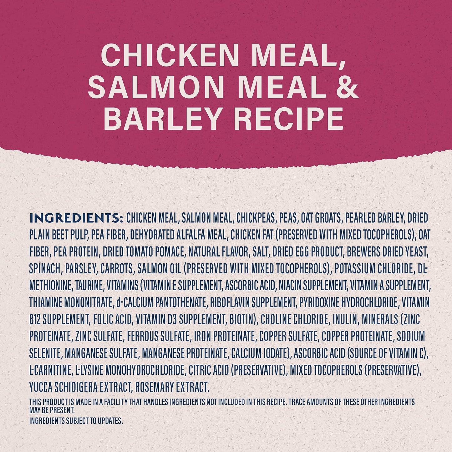Natural Balance Original Ultra Fat Dogs Chicken Meal, Salmon Meal & Barley Recipe Adult Dry Dog Food, 4 lbs.