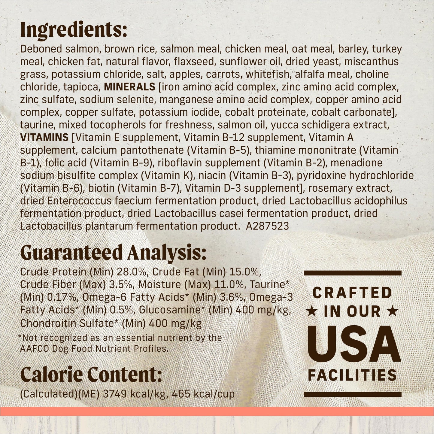 Merrick Healthy Grains Freeze Dried Raw Coated Kibble, Natural High Protein Dog Food, Salmon and Brown Rice - 10.0 lb. Bag