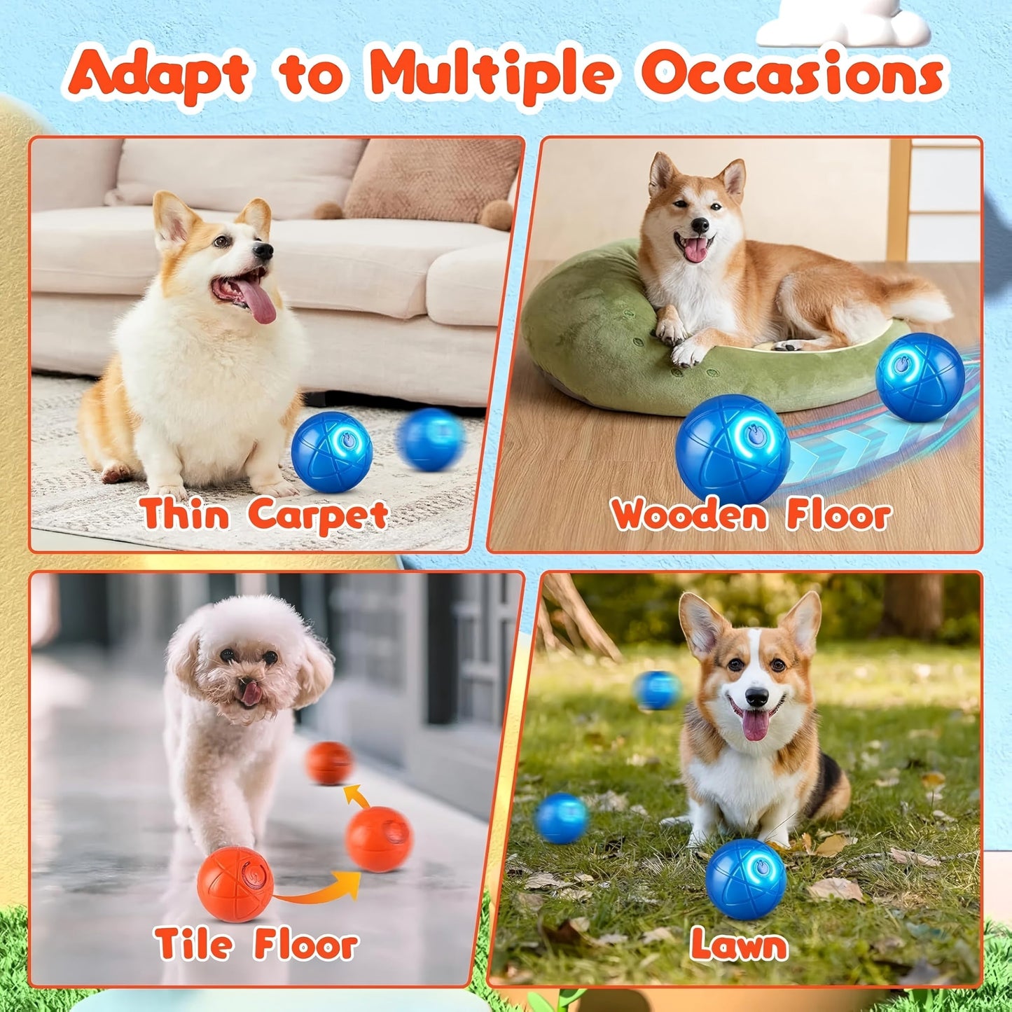 Dog Toys for Aggressive Chewers Indestructible Dog Toys, Tough Dog Chew Toys, Interactive Dog Toys Dog Puzzle Toys Rubber Dog Enrichment Toys Gift (Green, L)