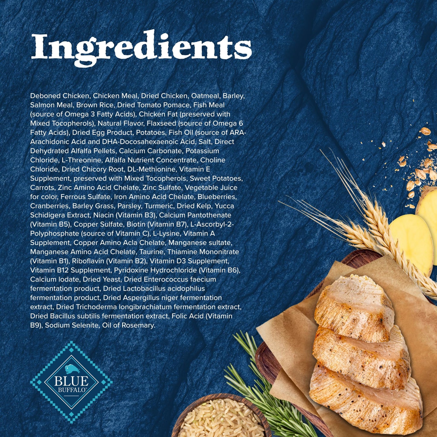 Blue Buffalo Wilderness Puppy High Protein Dry Dog Food With Real Chicken Plus Wholesome Grains, Made in the USA with Natural Ingredients, Chicken, 13-lb. Bag