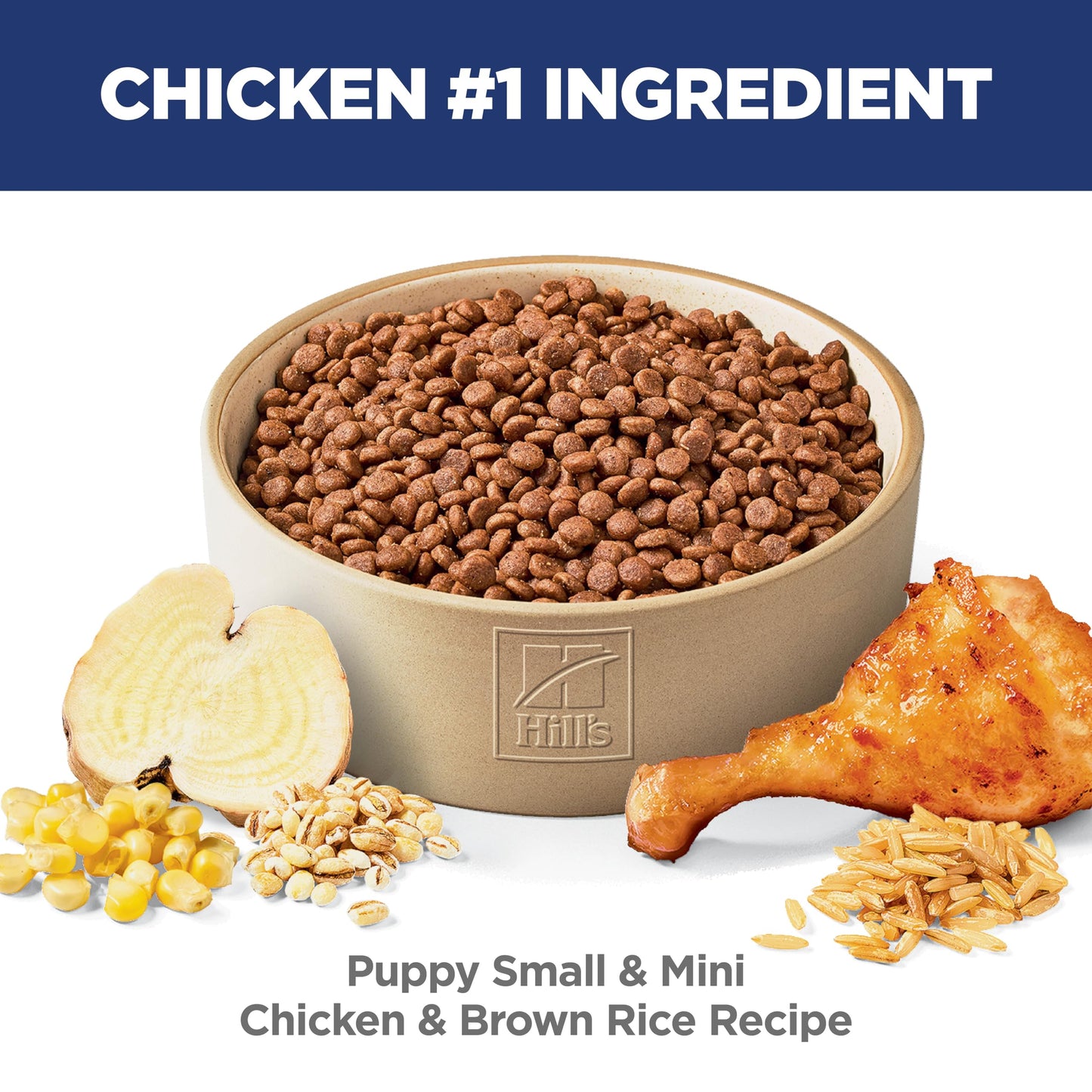 Hill's Science Diet Puppy Small & Mini Breeds Dry Dog Food, Chicken, Brown Rice, & Barley, 4.5 lb Bag
