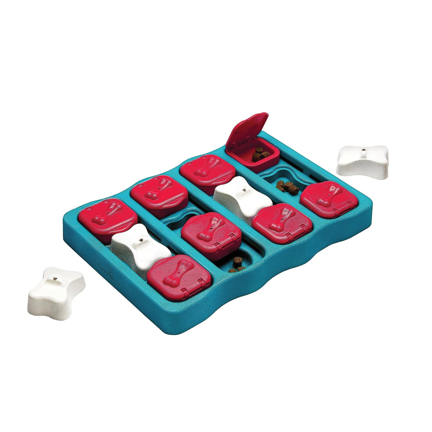 Outward Hound Nina Ottosson Dog Brick Dog Puzzle Interactive Treat Puzzle & Enrichment Toy