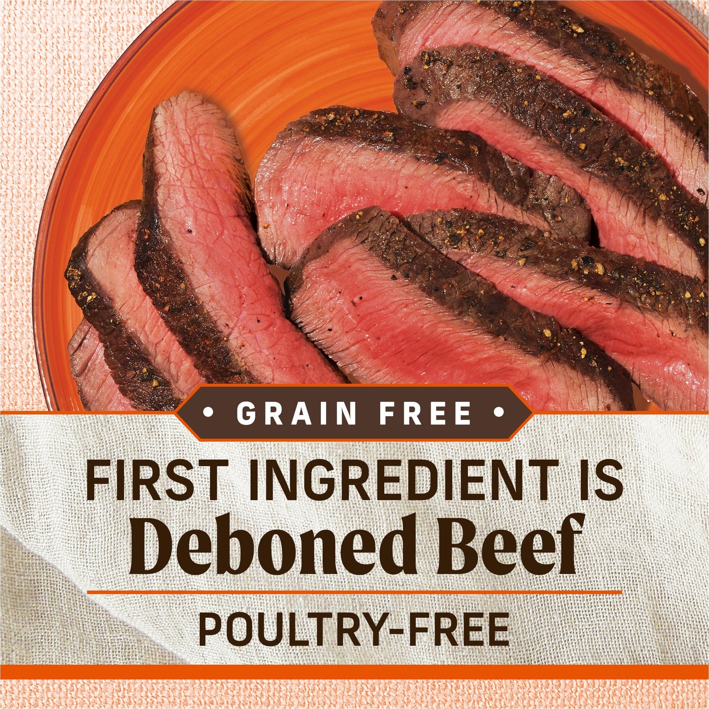 Merrick Lil’ Plates Premium Grain Free Dry Dog Food For Small Dogs, Real Texas Beef And Sweet Potato Kibble - 4.0 lb. Bag