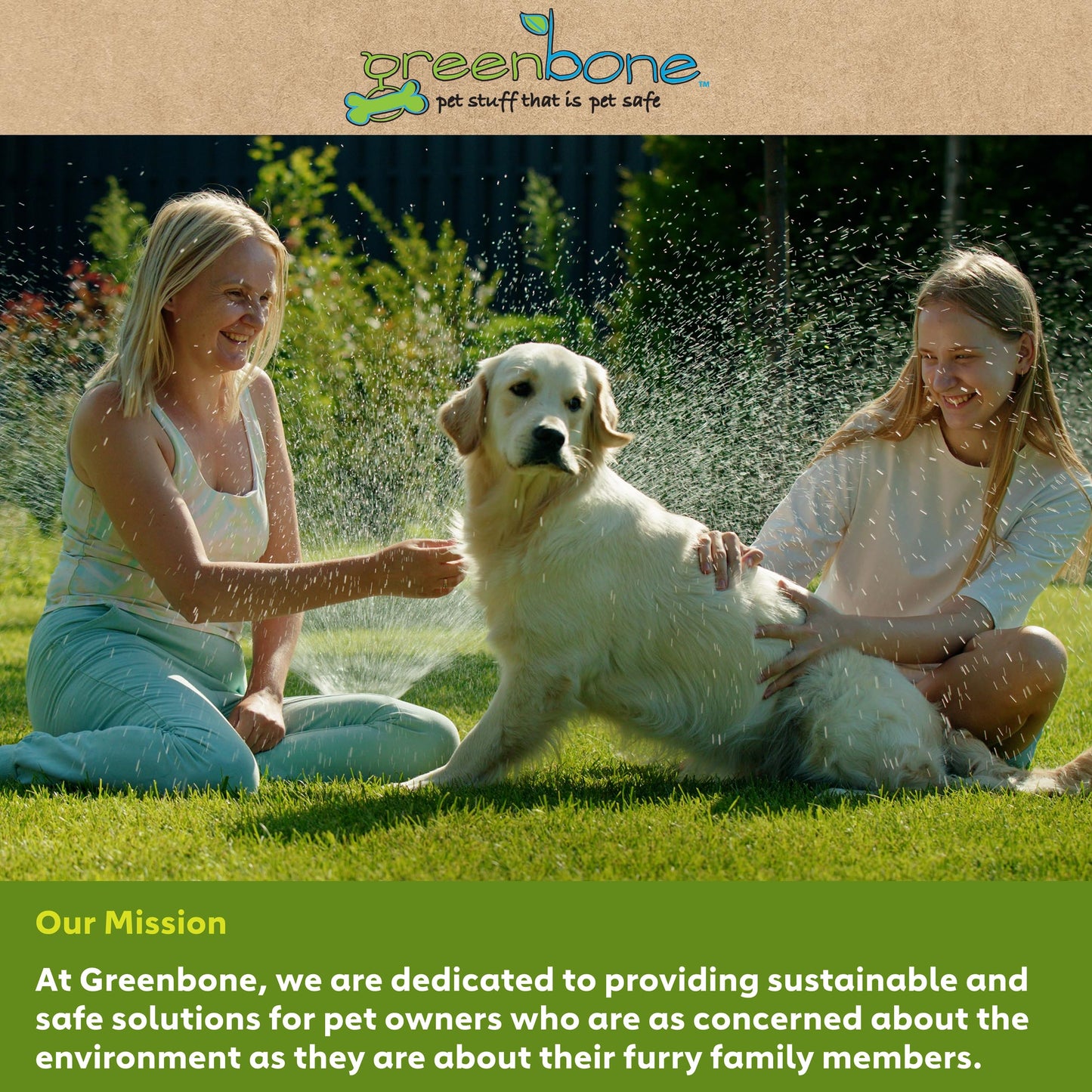 Greenbone Pet Spa Oatmeal & Honey Dog Shampoo - Calming, Soothing, Gentle Grooming Solution, 33 fl oz, Safe & Natural Formula