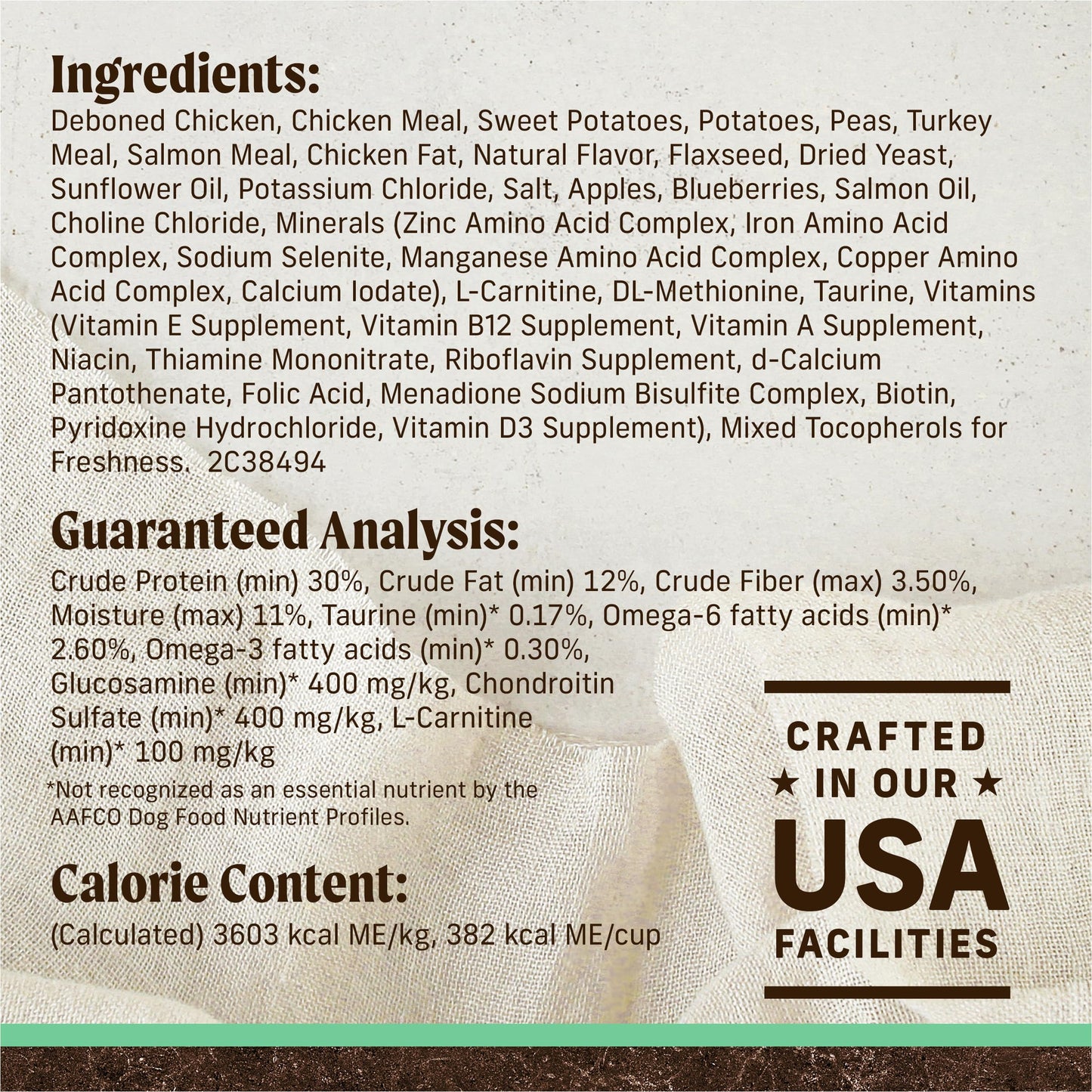 Merrick Premium Grain Free Dry Senior Dog Food, Wholesome And Natural Kibble, Real Chicken And Sweet Potato - 4.0 lb. Bag