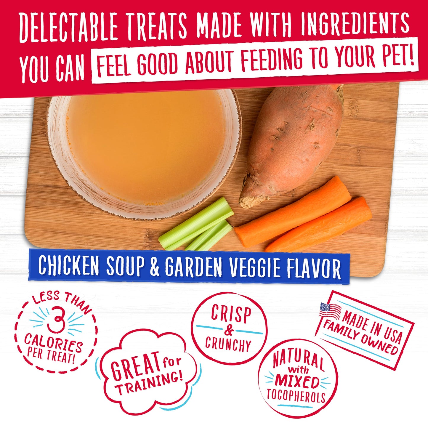 Charlee Bear Original Crunch Dog Treats-Variety Pack, 16oz Bags (5 Different Flavors), Natural Training Treats for Puppies to Adults, Healthy Snacks for Your Small, Medium, or Large Pooch, Made in USA