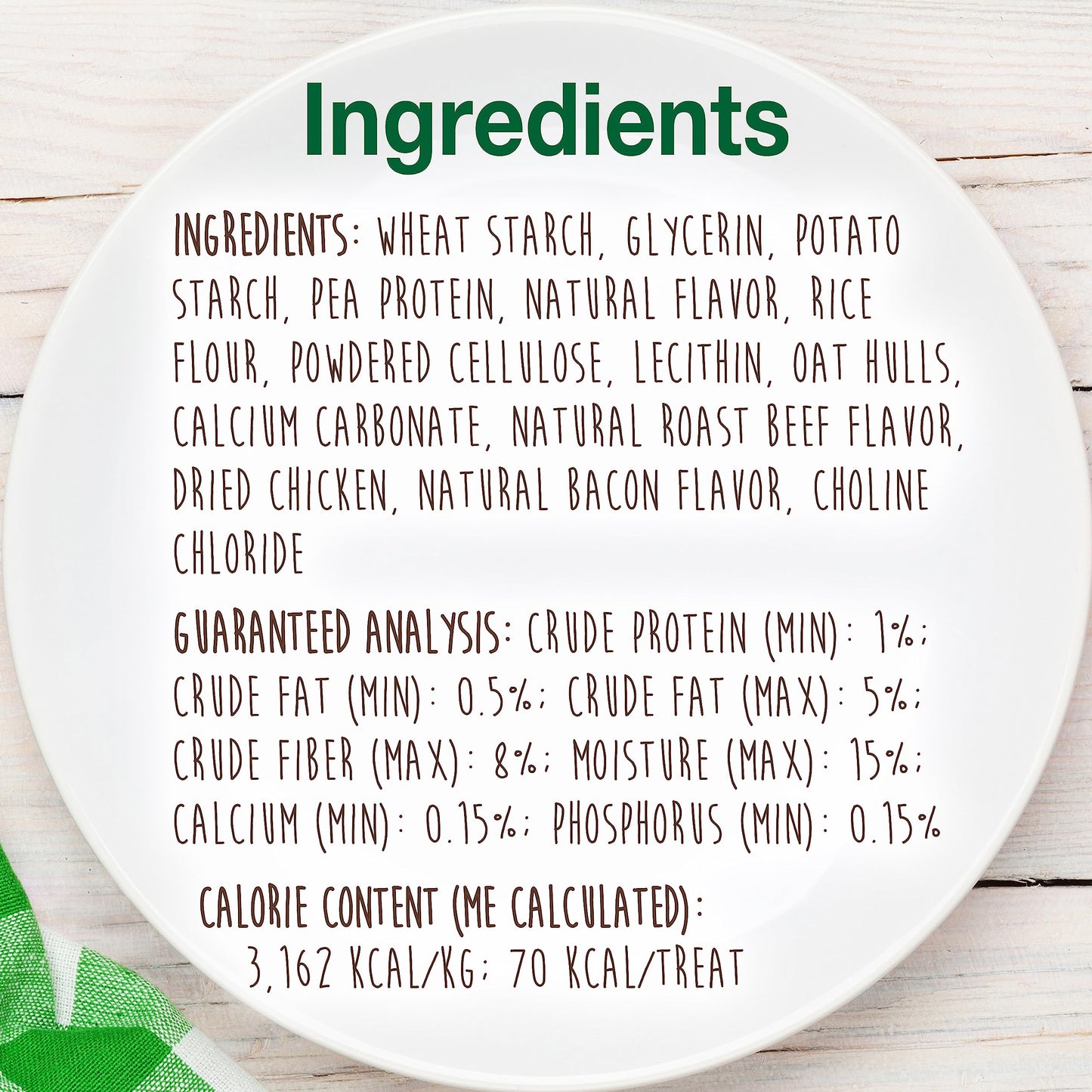 Nylabone Healthy Edibles Natural Dog Chews Long Lasting Chew Treats for Dogs, Roast Beef Flavor, X-Small/Petite (8 Count)