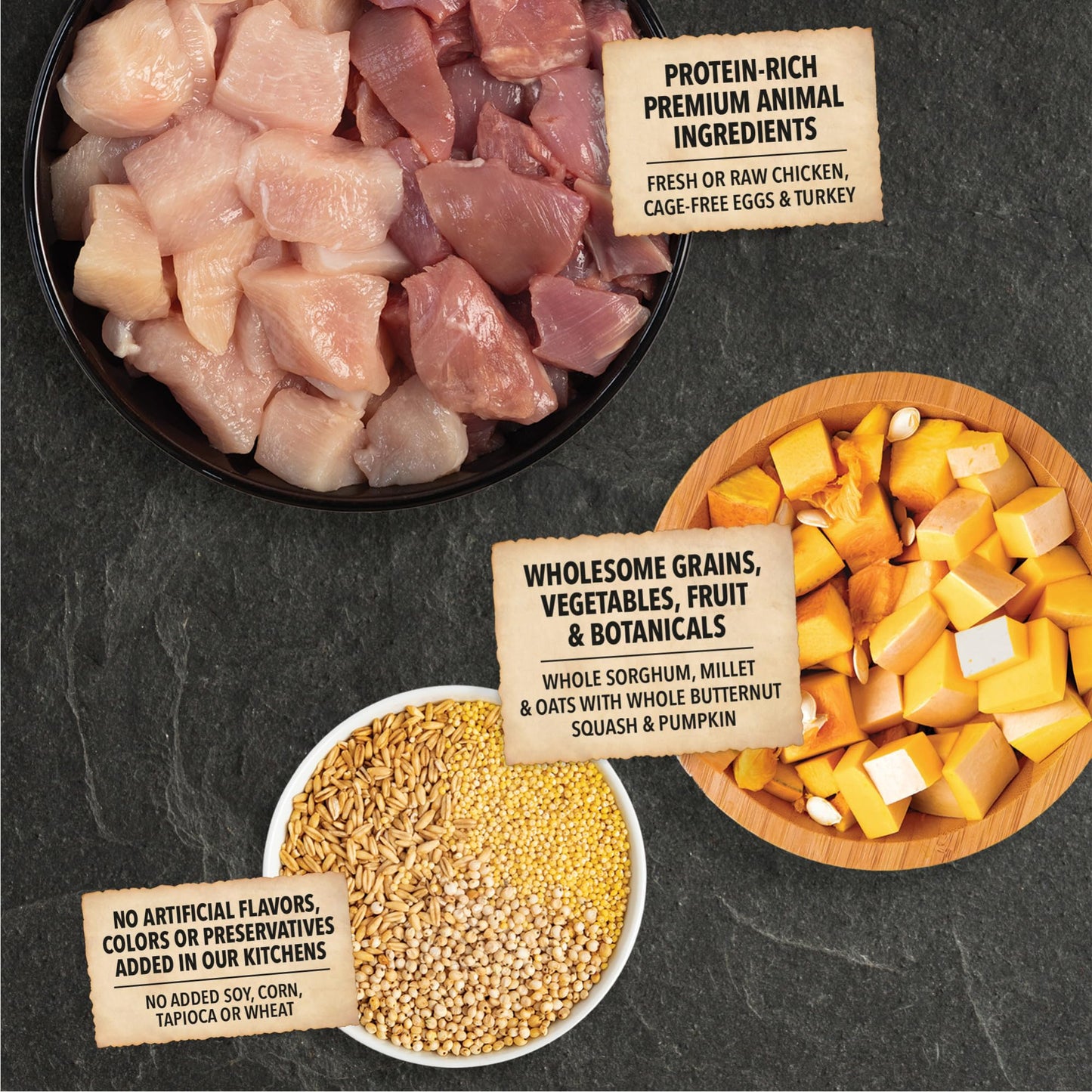 ACANA Wholesome Grains Dry Dog Food Small Breed Recipe Real Chicken Eggs and Turkey 11.5lb Bag