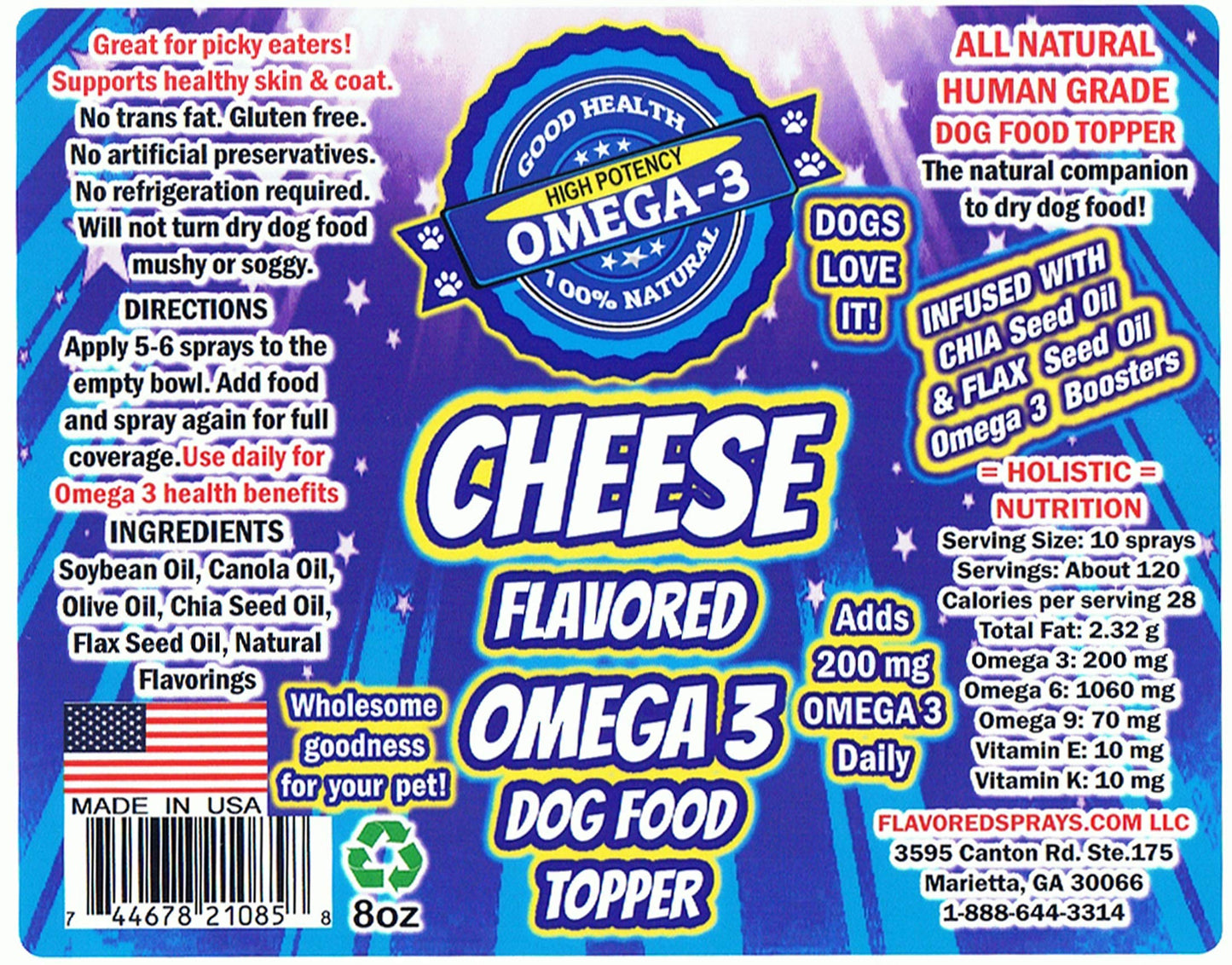 Green Seal Products Cheese Spray for Dry Dog Food