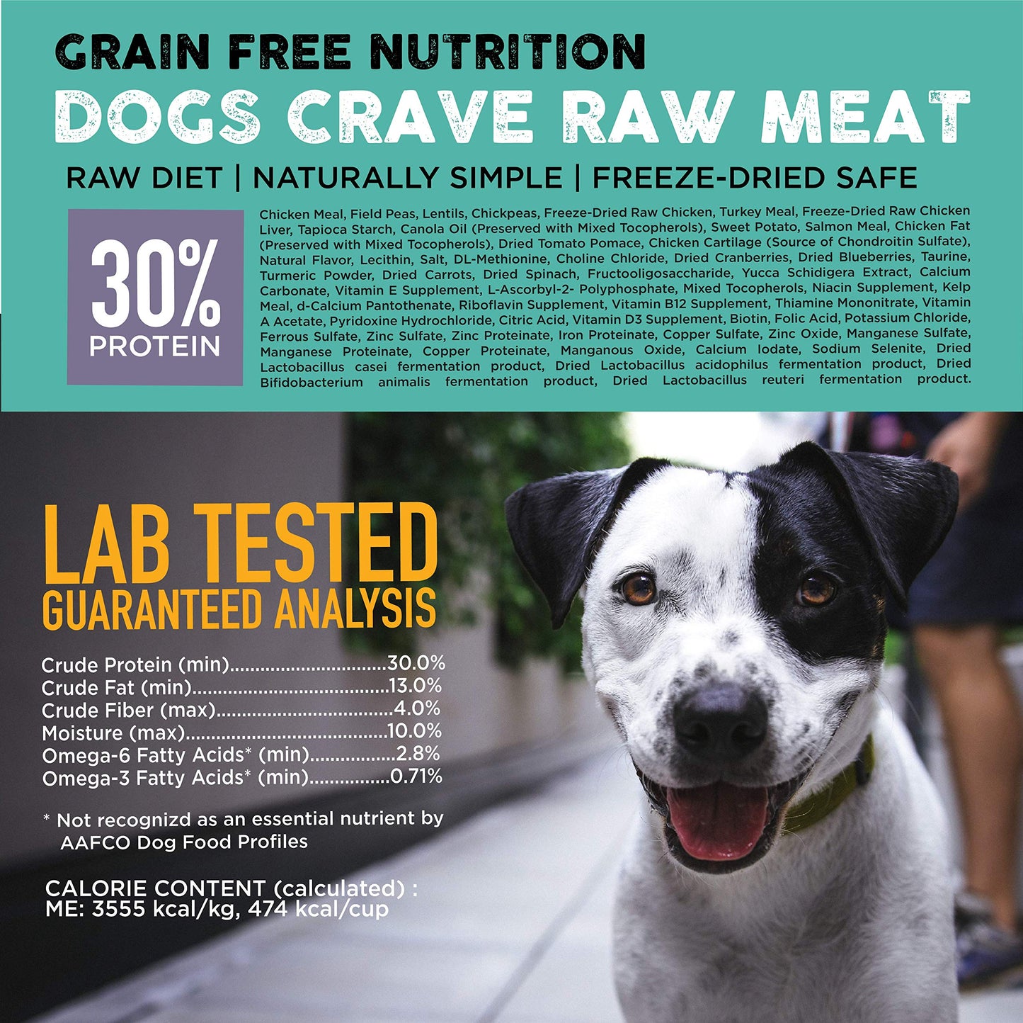 Nature's Diet Freeze-Dried Fresh Raw Coated Chicken, Bone Broth & Superfoods Kibble with Probiotics, Prebiotics & Freeze-Dried Chicken Liver