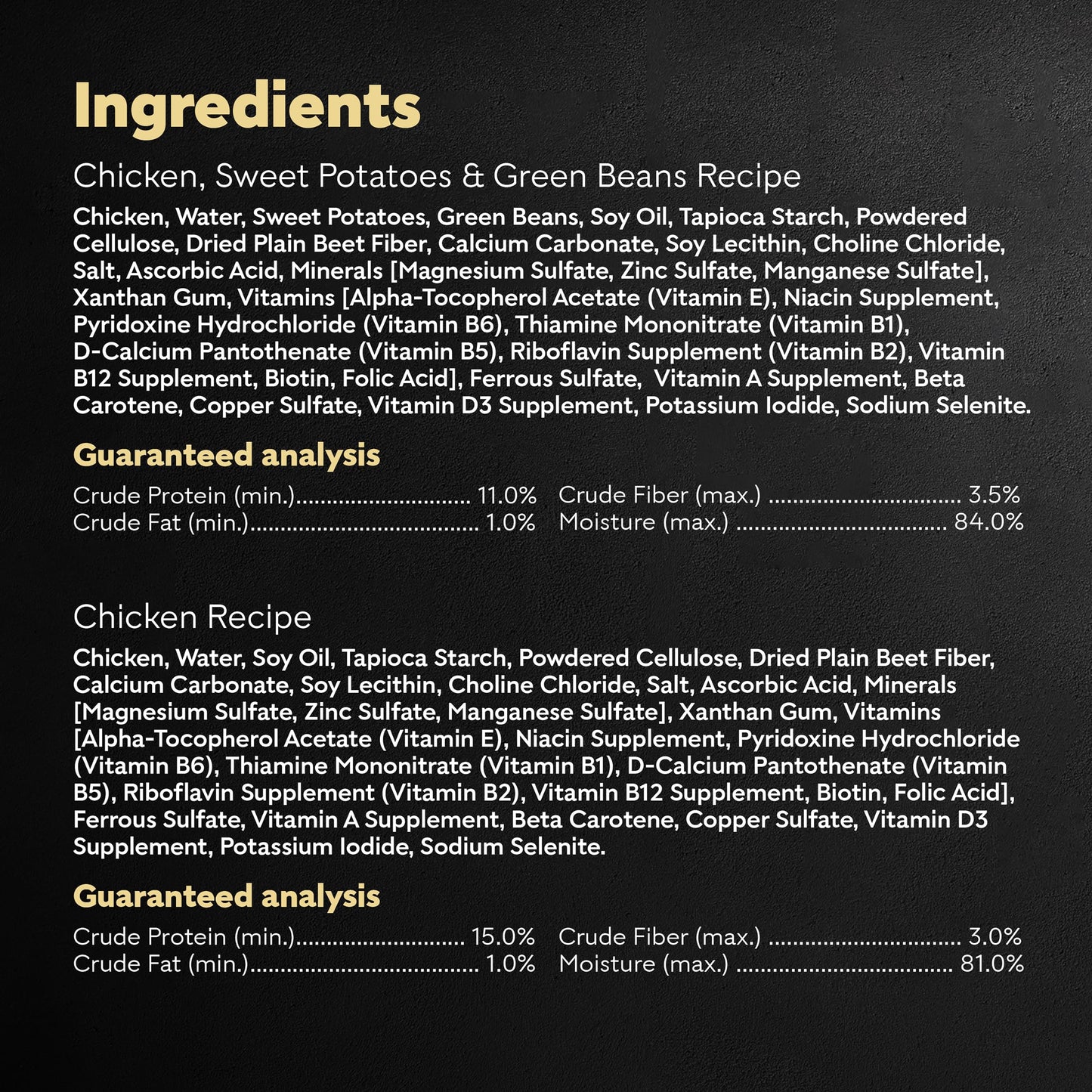 Cesar Wholesome Bowls Adult Wet Dog Food, Chicken Recipe and Chicken, Sweet Potatoes & Green Beans Recipe Variety Pack, 3 oz. (6 Count, Pack of 1)