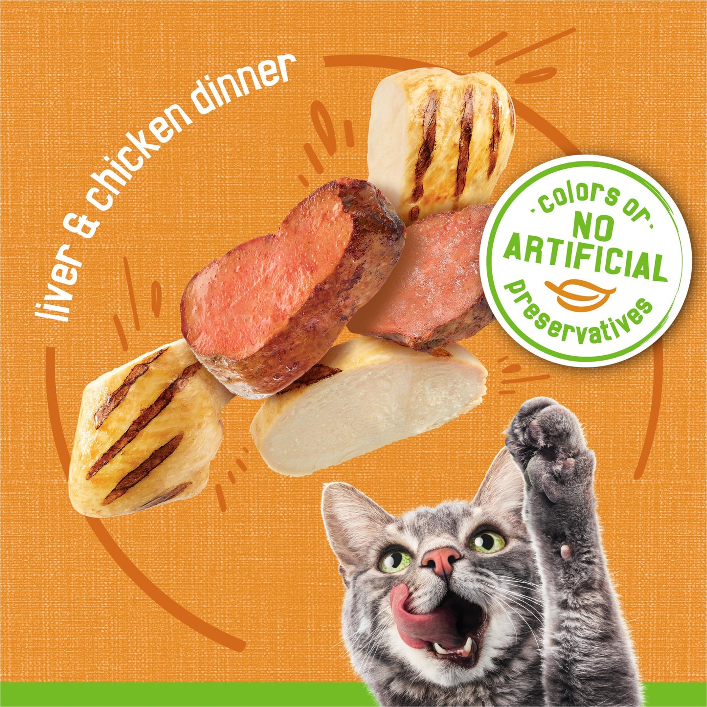 Purina Friskies Wet Cat Food Pate, Liver and Chicken Dinner - (Pack of 24) 5.5 oz. Cans