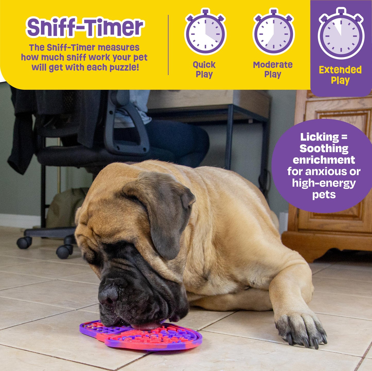 Brightkins Pup Cone Lick Mat, Food Rubber Mat and Snuffle Pet Supplies, Enrichment Puppy Pads Essentials Products, Anxiety Relief Items, Interactive Dog Toys