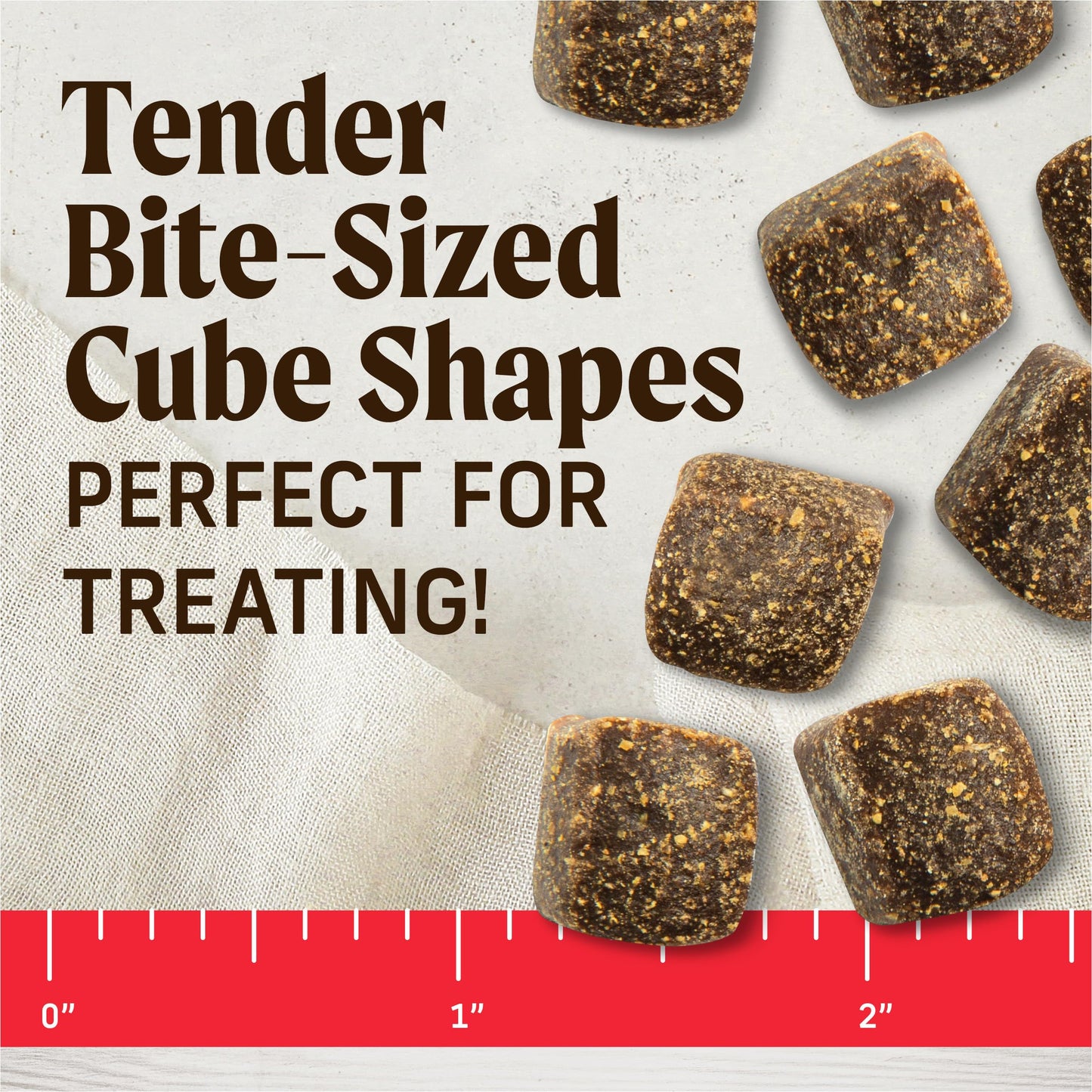 Merrick Healthy Bites Grain Free Dog Treats, Soft Treats with Bone Broth for Dogs, Beef and Bone Broth Recipe - 16 oz. Pouch