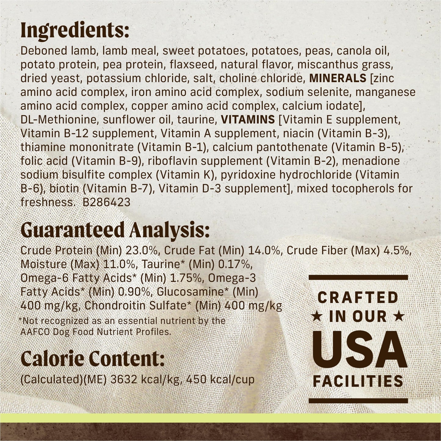 Merrick Limited Ingredient Diet Grain Free Dry Dog Food, Premium and Healthy Kibble with Lamb and Sweet Potato - 4.0 lb. Bag