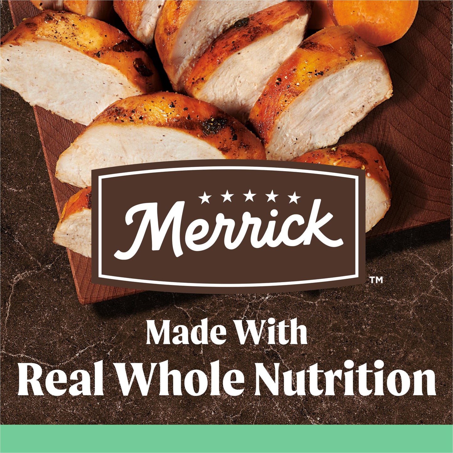 Merrick Premium Grain Free Dry Senior Dog Food, Wholesome And Natural Kibble, Real Chicken And Sweet Potato - 4.0 lb. Bag