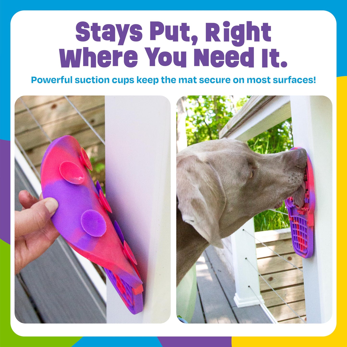 Brightkins Pup Cone Lick Mat, Food Rubber Mat and Snuffle Pet Supplies, Enrichment Puppy Pads Essentials Products, Anxiety Relief Items, Interactive Dog Toys