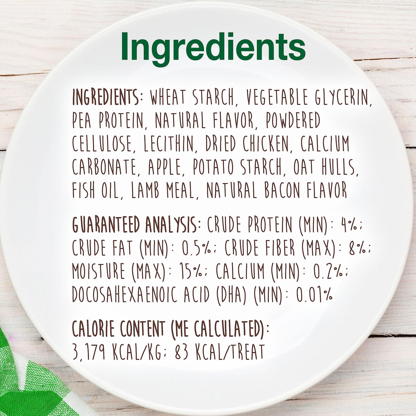 Nylabone Healthy Edibles Natural Puppy Chews Long Lasting Treats for Puppies, Lamb & Apple Flavor, Small/Regular (12 Count)