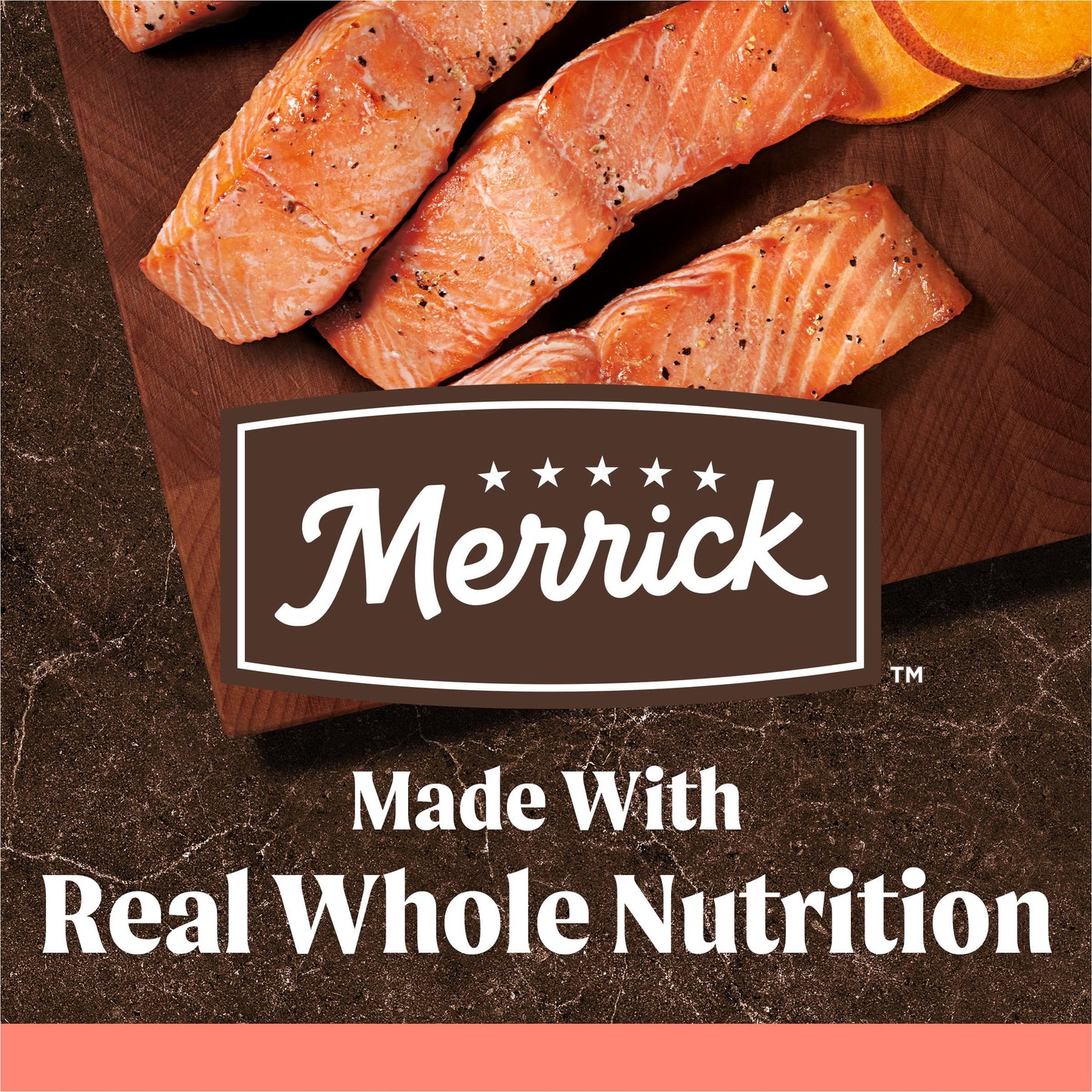 Merrick Premium Grain Free Dry Adult Dog Food, Wholesome And Natural Kibble With Real Salmon And Sweet Potato - 22.0 lb. Bag
